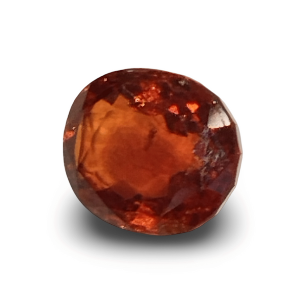 Natural Hessonite (Gomed) | Oval Cut | IGC Certified Certificate No.: IGCDKBAJ48331 image 0
