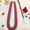 Natural Ruby Fourline Beaded Necklace: A Dazzling Display of Luxury and Passion image 3