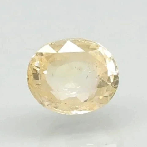 Natural Yellow Sapphire 6.58 Carat (7.27 Ratti) – Certified No.: 6626D25565 image 0