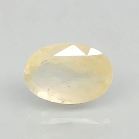 Natural Yellow Sapphire | Oval Mixed Cut | Transparent | Govt. Lab Certified | Unheated | 8980D36551 image 0