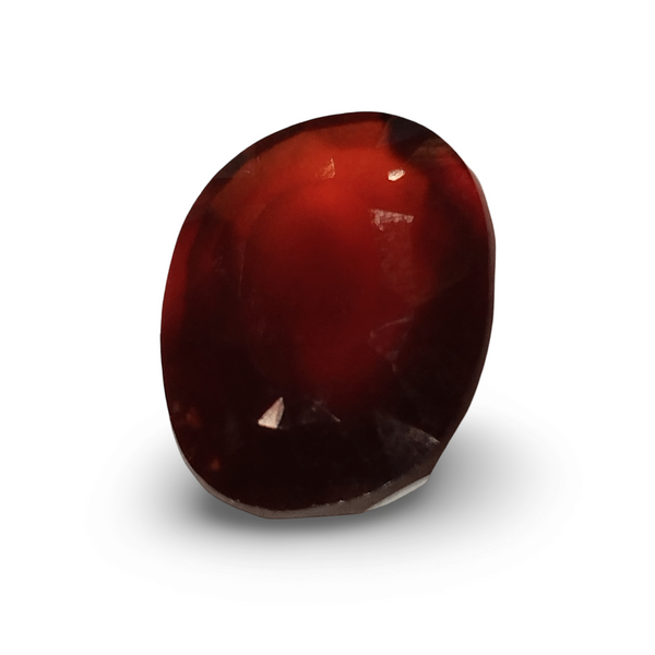 Natural Hessonite Garnet | Oval Mix Cut | Brownish Orange Certificate No.: IGCDKBAJ42807 image 1