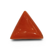 Natural Italian Red Coral | Certified Untreated | Triangular Cabochon No. IGCDKBAJ42434 image 0