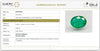 Natural Emerald 9.19 Ratti Govt. Lab Certified | Oval Mixed Cut | Minor Oil TreatmentCertificate No.: 6846D26684 image 1