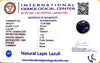 Natural Lapis Lazuli | Round Shape | IGC Certified Certificate No.: IGCDKBAJ44676 image 2