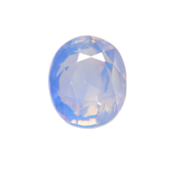 Natural Kashmir Blue Sapphire | Oval Mixed Cut | RRPN | IIGJ Certified No.: GRS2024-060465