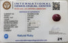 Natural Ruby | Oval Cut | IGC Certified No.: IGCDKBAJ41396 image 2