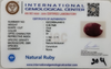 Natural Ruby | Oval Cut | IGC Certified No.: IGCDKBAJ44815 image 2
