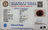 Natural Ruby | Oval Cut | IGC Certified No.: IGCDKBAJ44827 image 2