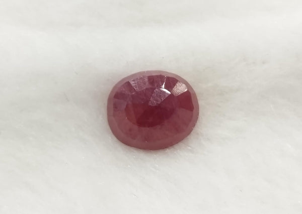 Natural Ruby | Oval Cut | IGC Certified No.: IGCDKBAJ44837 image 1