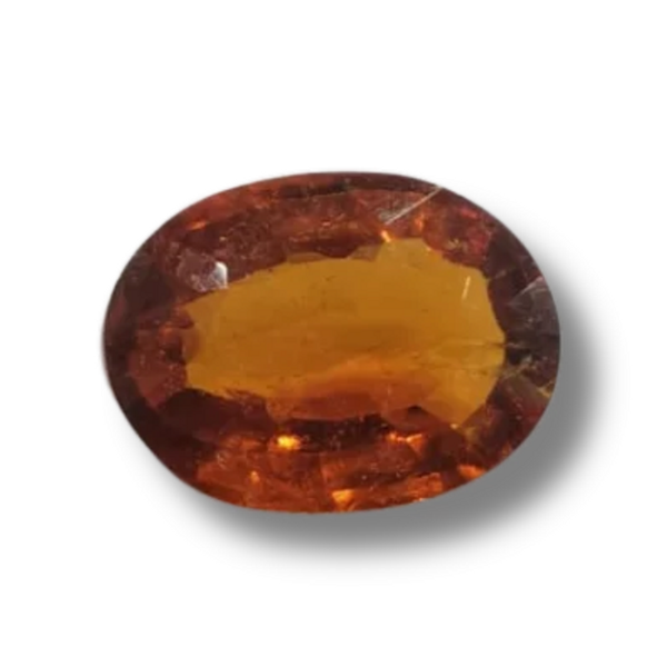 Natural Hessonite (Gomed) |8H00| Oval Mix | Brownish Orange Certificate No.: IGCDKBAJ42793