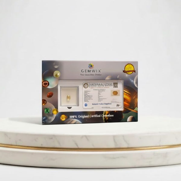 Natural Bangkok Yellow sapphire – Gemwix By Tushar Gems