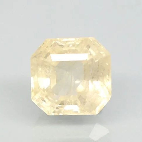 Natural Yellow Sapphire |KB 120H00| Octagon Step | Transparent | Govt. Lab Certified | Report No. 11737D47191