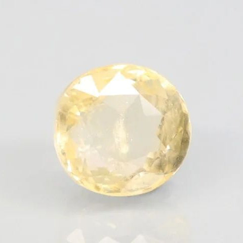 Natural Yellow Sapphire | Oval Mixed| Transparent | Govt. Lab Certified | Report No. 11737D47189