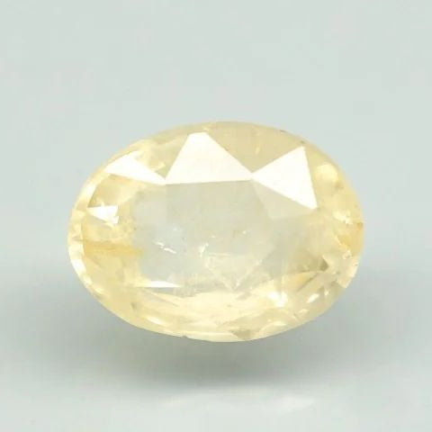 Natural Yellow Sapphire | Oval Mixed| Transparent | Govt. Lab Certified | Report No. 11775D47378