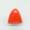 Natural Red Italian Coral | Triangular Cabochon | Govt. Lab Certified | Report No. 11737D47196