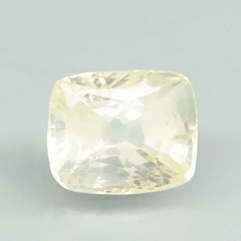 Natural Yellow Sapphire | Cushion Mixed| Transparent | Govt. Lab Certified | Report No. 11836D47518
