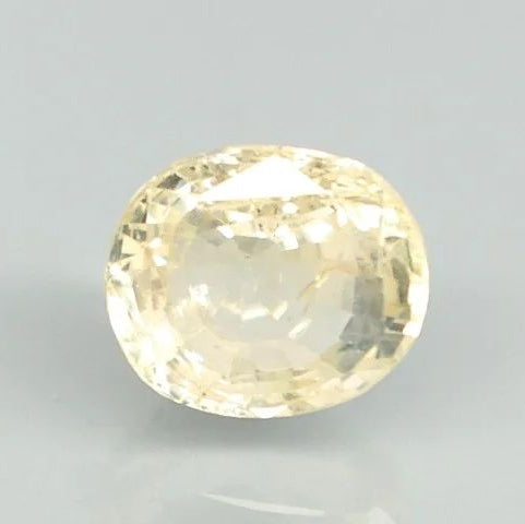 Natural Yellow Sapphire | Oval Mixed| Transparent | Govt. Lab Certified | Report No. 11858D47593