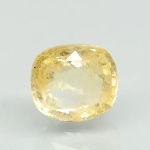 Natural Yellow Sapphire | Cushion Mixed| Transparent | Govt. Lab Certified | Report No. 11858D47592