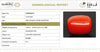 Natural Red Italian Coral |5H50| Cushion Cabochon | Govt. Lab Certified | Report No. 12993D53477