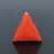 Natural Red Italian Coral |6H50| Triangular Cabochon | Govt. Lab Certified | Report No. 12939D53316