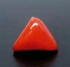 Natural Red Italian Coral |6H50| Triangular Cabochon | Govt. Lab Certified | Report No. 12939D53318