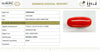 Natural Red Italian Coral |16H50| Oval Cabochon | Govt. Lab Certified | Report No. 12992D53465