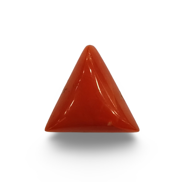 Natural Red Coral Triangular– Gemwix By Tushar Gems