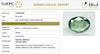Natural Emerald | Oval Mixed Cut | IIGJ Certified No.: 12859D52926