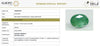 Natural Emerald | Oval Mixed Cut | IIGJ Certified No.: 12859D52917