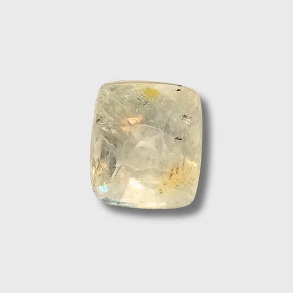 Natural Sri Lankan Yellow Sapphire 4.95 Carat / 5.50 Ratti Cushion Mixed Cut loose gemstone