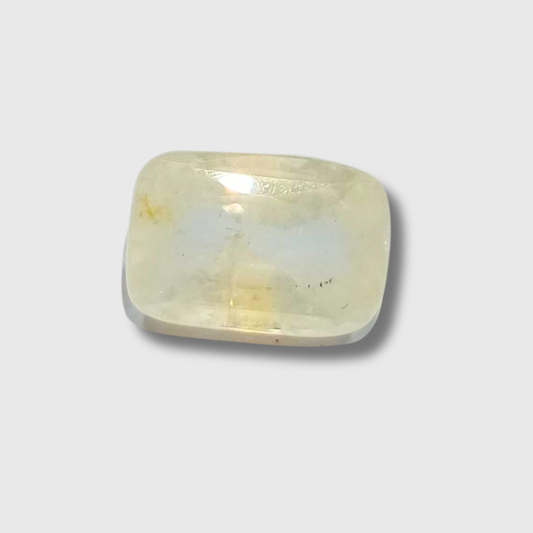 Natural Sri Lankan Yellow Sapphire 9.25 Carat / 10.28 Ratti Cushion Mixed Cut loose gemstone