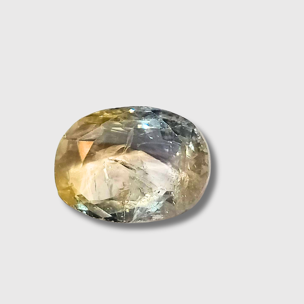 Natural Sri Lankan Yellow Sapphire 5.82 Carat / 6.47 Ratti Oval Mixed Cut loose gemstone