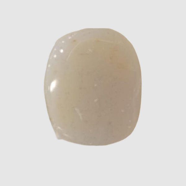 Natural White Opal 6.44 Ratti| Cushion Cabochone | Certified No. IGCDKBAJ42964 image 1