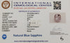 Natural Blue Sapphire | IGC Certified | Cushion Cut | Premium Gemstone Certification No.: IGCDKBAJ49673 image 2