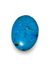 Natural Turquoise | Oval Cabochon | Sea Blue | Matrix Background | Certified Certification: IGC (IGCDKBAJ41456) image 0