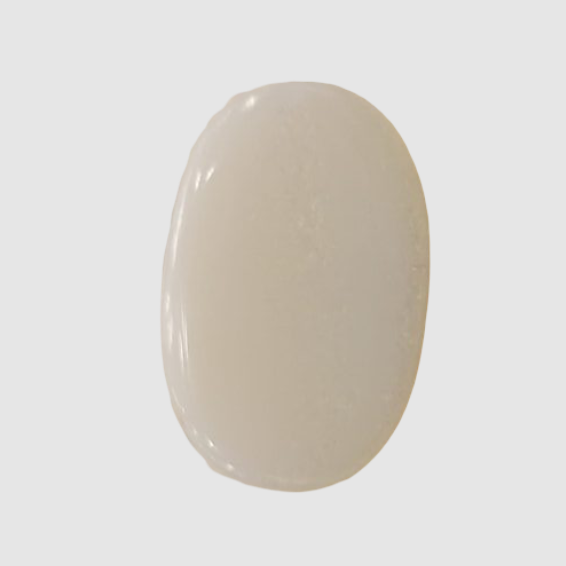 Natural White Opal 9.39 Ratti| Oval Cabochone| Certified No. IGCDKBAJ42908 image 1