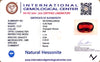 Natural Hessonite (Gomed) | Oval Cut | IGC Certified Certification: IGC Certified image 2