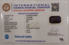 Natural Iolite| Govt. Lab Certified | Rectangle |Blue withCertificate No.: IGCDKBAJ44625 image 2
