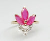Timeless Ruby & Diamond Ring in 14K Gold image 0