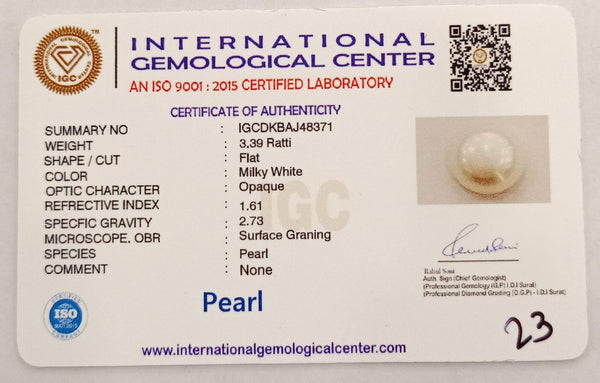 Natural PearlThe Essence of Elegance and Serenity Summary No IGCDKBAJ48371 image 2