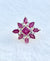 Elegant Natural Ruby with Diamonds in 14K Gold Ring image 0