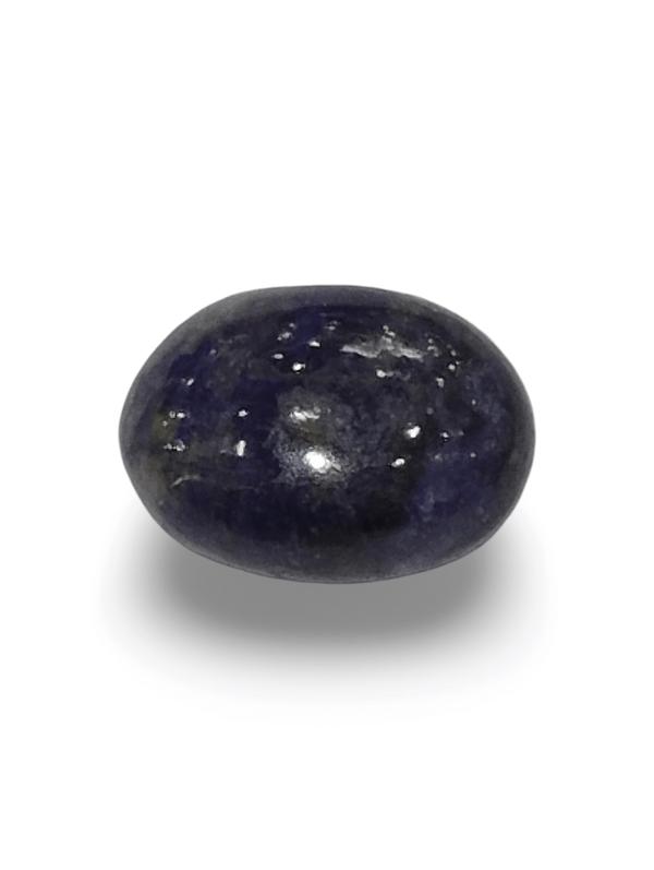 Natural Lapis Lazuli | Oval Cabochon | Rich Blue with Pyrite Flecks | IGC Certified Certificate No.: IGCDKBAJ42514 image 1