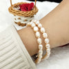 White Premium Pearl Controls Emotions Soothes Irritations Bracelet For Men & Women image 0