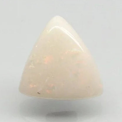 Natural White Opal 6.21 Ratti | Govt. Lab Certified | Untreated Triangular Cabochon GemstoneNo.: 6810D26555 image 0