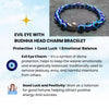 Energized Blue Evil Eye Bracelet for Protection & Reiki Healing – Buri Nazar Battu, Adjustable Wristband, Rakhi Gift for Men & Women, Spiritual Jewelry for Positive Energy image 2