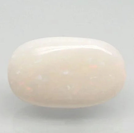 Natural Fire Opal 14.35 Ratti | Govt. Lab Certified |Untreated Oval Cabochon GemstoneNo.: 6810D26544 image 0