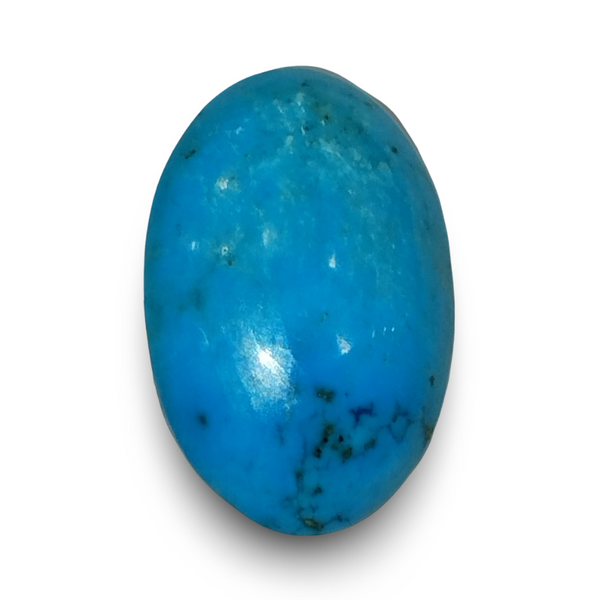 16.00 Ratti Natural Turquoise | Sea Blue | Oval | IGC Certified | Matrix Background Certification: IGC (IGCDKBAJ44717) image 0