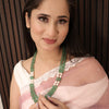 Emerald-Pearl Two-Line Necklace: A Blend of Elegance and Timeless Beauty-G.STB09 image 0
