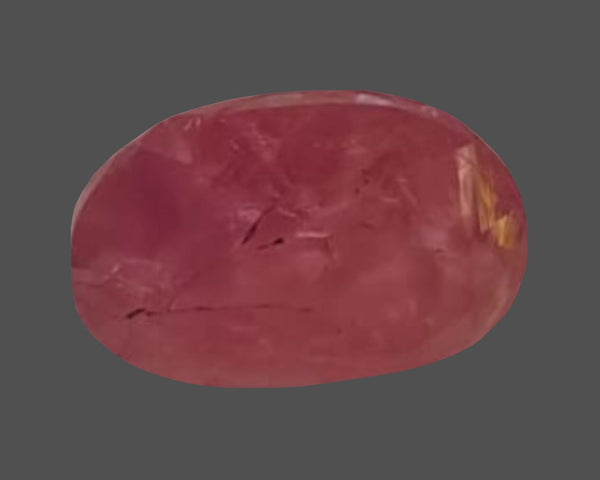 Natural Burma Ruby (Manik) 4.52 Ratti oval mixed cut loose gemstone