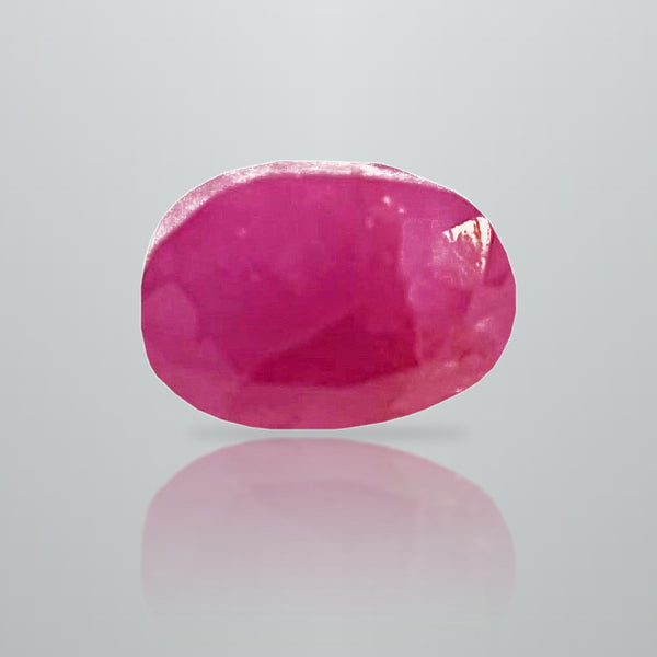 Natural Burma Ruby (Manik) 3.47 Ratti oval mixed cut loose gemstone